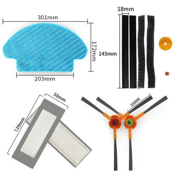 

For Cobos Sweeping Robot Accessories DD35 Rag Side Brush Roller Brush Pad Filter Set Filter Element Mop