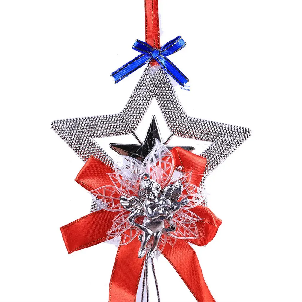 New Christmas decorations Christmas tree big bow tie bell big bow mini christmas decor display Bell Ring
