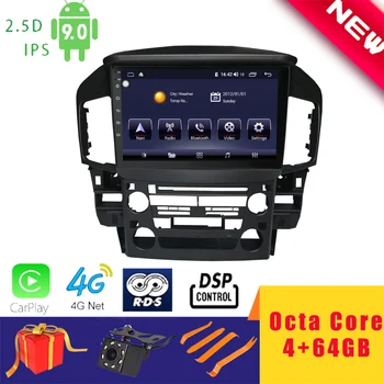 

9" Android Car Multimedia Player GPS Stereo Radio for Lexus RX300 2001 2002 Octa Core Head Unit DSP 2.5D+IPS 4G WIFI Carplay
