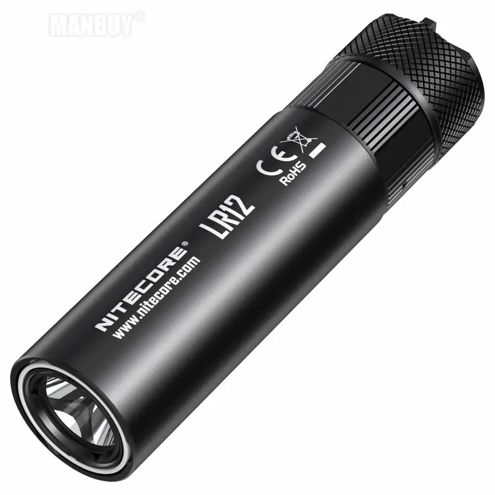  Top Sales Nitecore LR12 Handheld 2in1 Lantern Flashlight CREE XP-L HD V6 LED 1000LMs Without 18650  - 32881346159