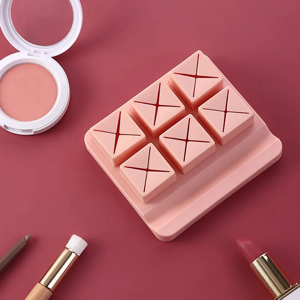  High Quality Silicone Case Cosmetics Storage Box Multi-Grid Display Stand Makeup Holder Home Organi