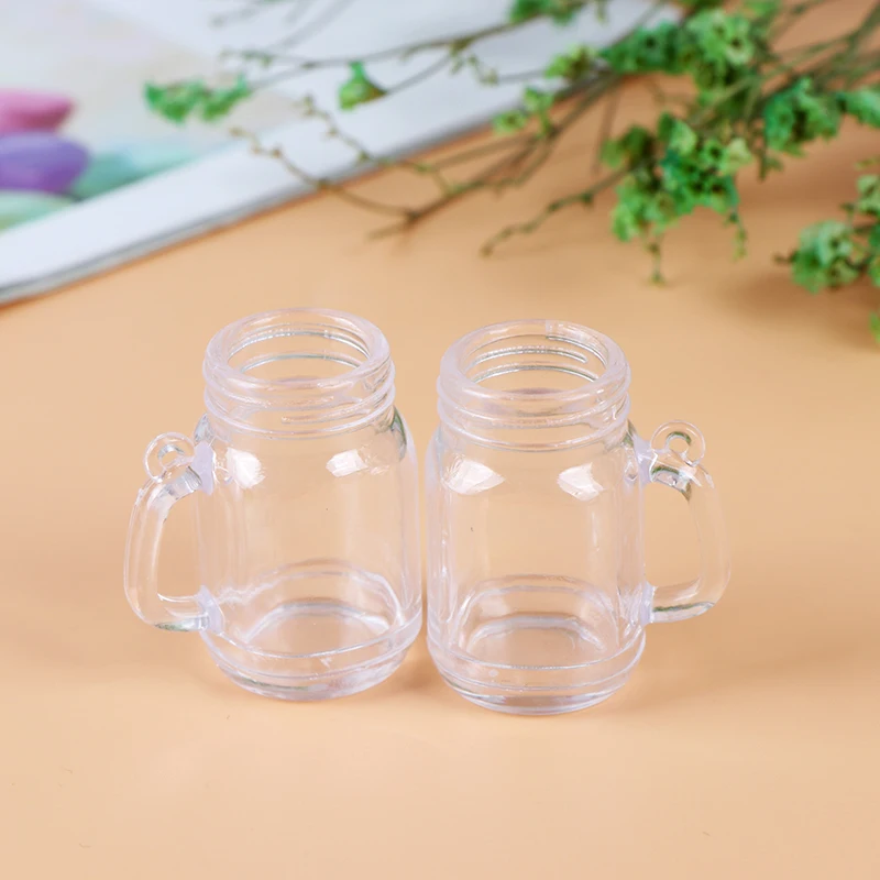 1Pc 1:12 1:6 Miniature Cup Dollhouse Craft Home Decor DIY Plastic Transparent | Игрушки и хобби