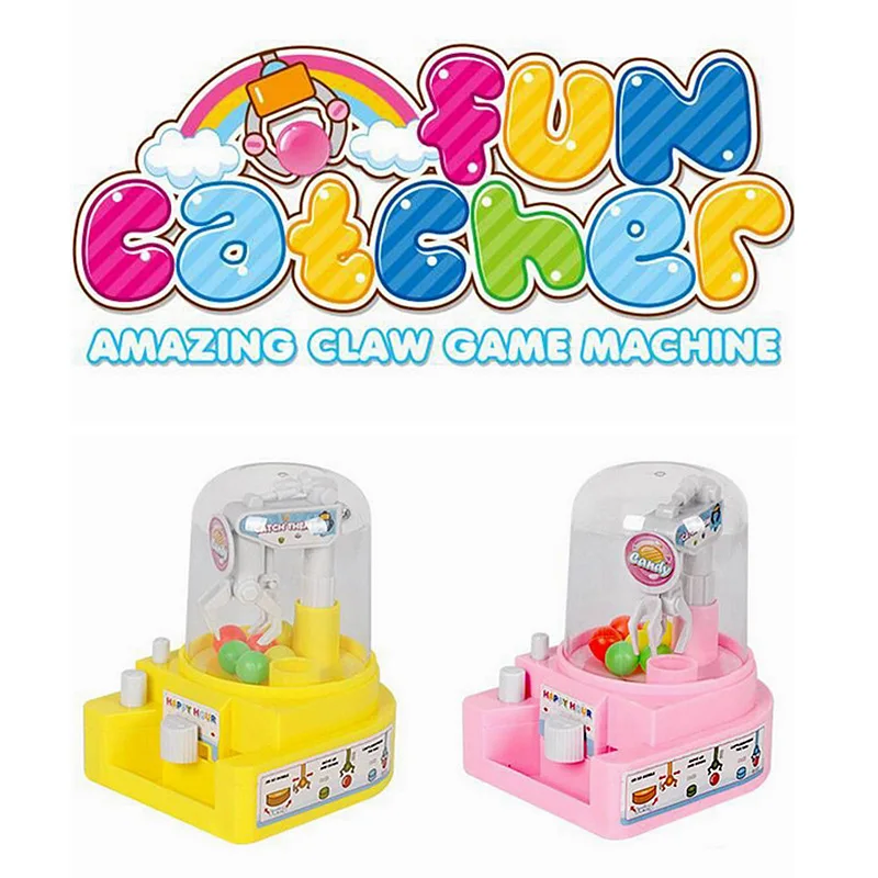Children Desktop Educational Manual Catch Doll Game Console Mini Grasping Objects Catch Ball Catch Candy Machine Toy Basketball