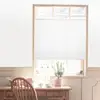 Cortinas plisadas autoadhesivas, cortinas opacas para ventanas de baño, balcón, sala de estar, decoración hogareña para ventana ► Foto 2/6