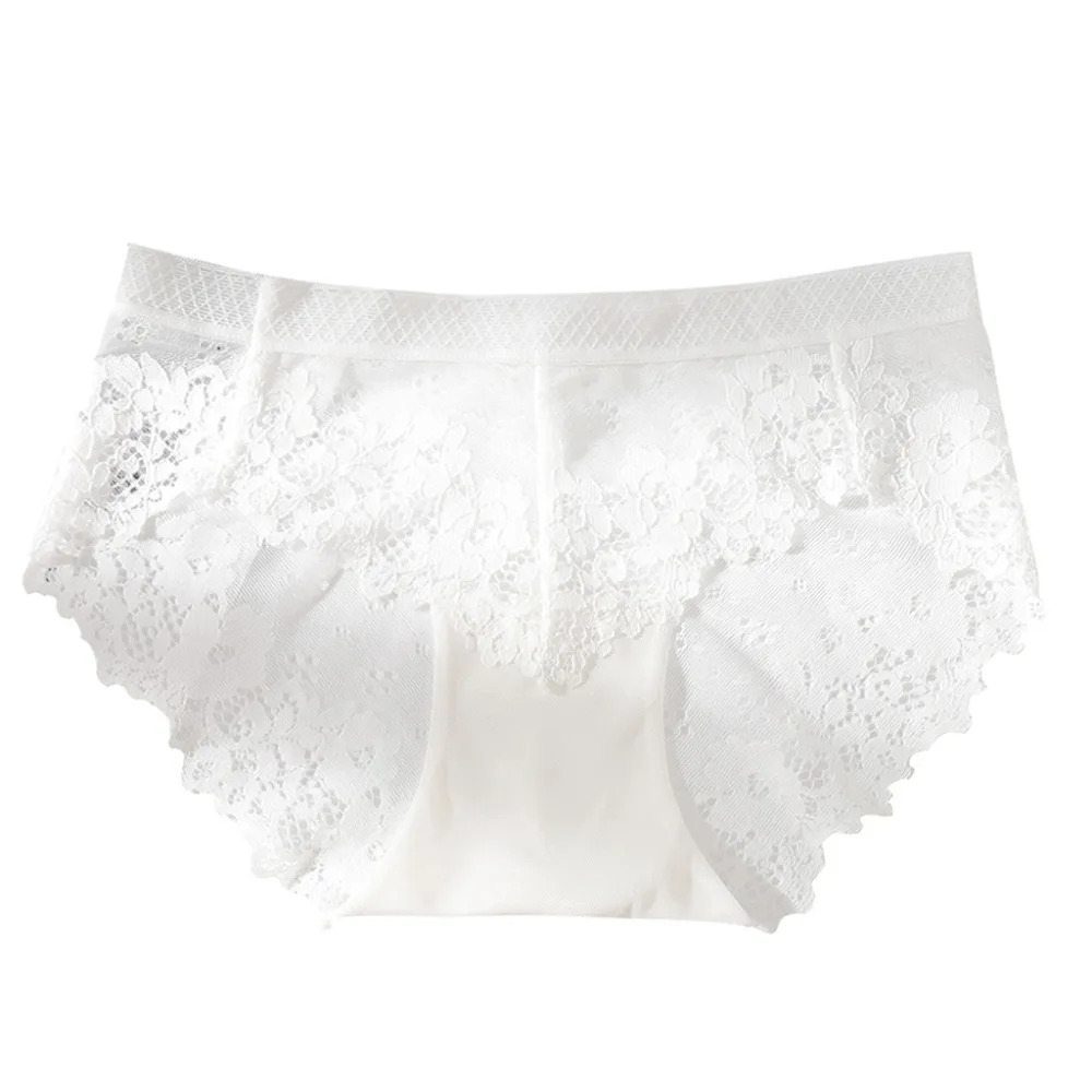 Women's breathable briefs underwear ladies panties sexy lace high stretch ice silk underwear underwear 20N5 (11)