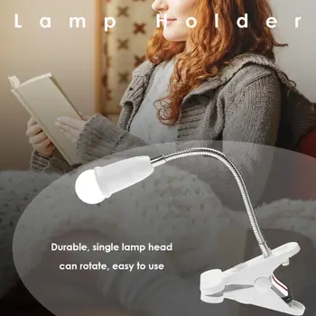 

Hot Sale EU Plug E27 Lamp Holder for LED Clamp Ceiling Light 1.7m Wire Durable Household Bedroom Desktop Hotel Supplies