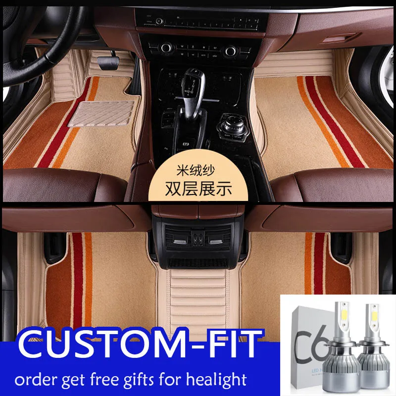 

For BMW E66 E65 7-Series 735i 2006-2008 car accessories Custom leather car floor mats