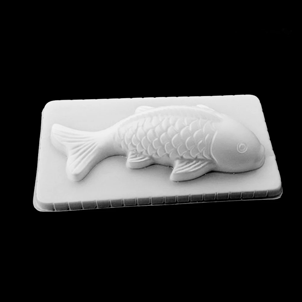 Новые DIY 3D Koi Рыбы пластиковае формы для торта шоколадного желе формы для сладостей форма для выпечки