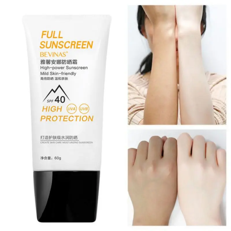 Солнцезащитный крем для лица и тела, отбеливающий крем от солнца, солнцезащитный крем для кожи, антивозрастной увлажняющий крем с контролем масла SPF 40
