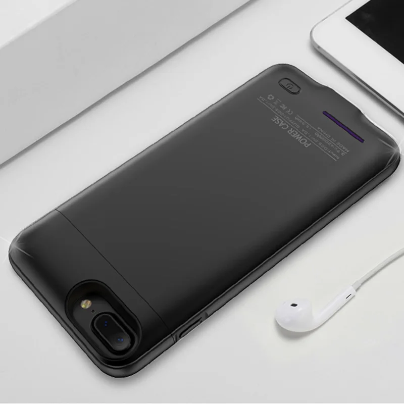 Внешний аккумулятор, портативное зарядное устройство, чехол для iPhone 6, 6s, 7, 8 plus, зарядное устройство для мобильного телефона, чехол для зарядки