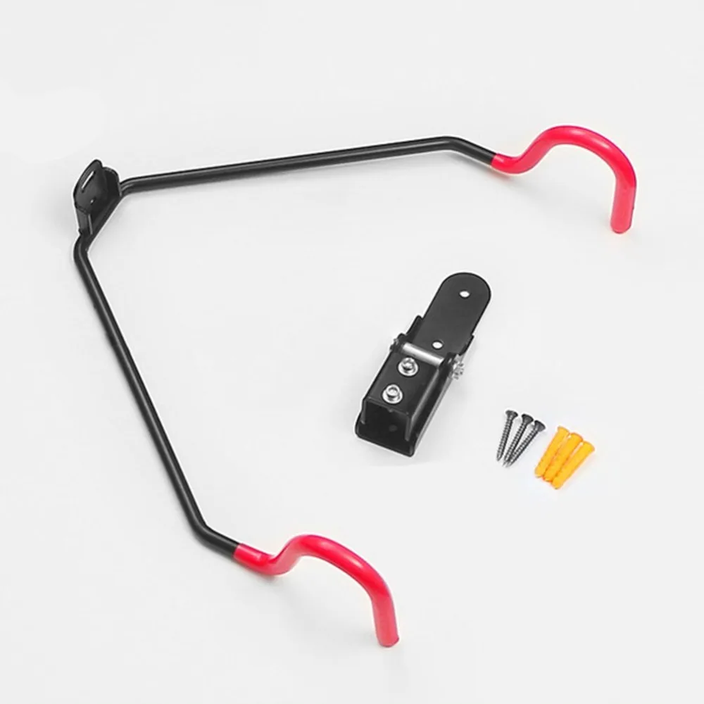 

1Convenient Practical Bicycle Wall Rack Bike Frame Display Wall Mounted Bike Hanging Tool Wall Type Hook Cargo Racks Accessories