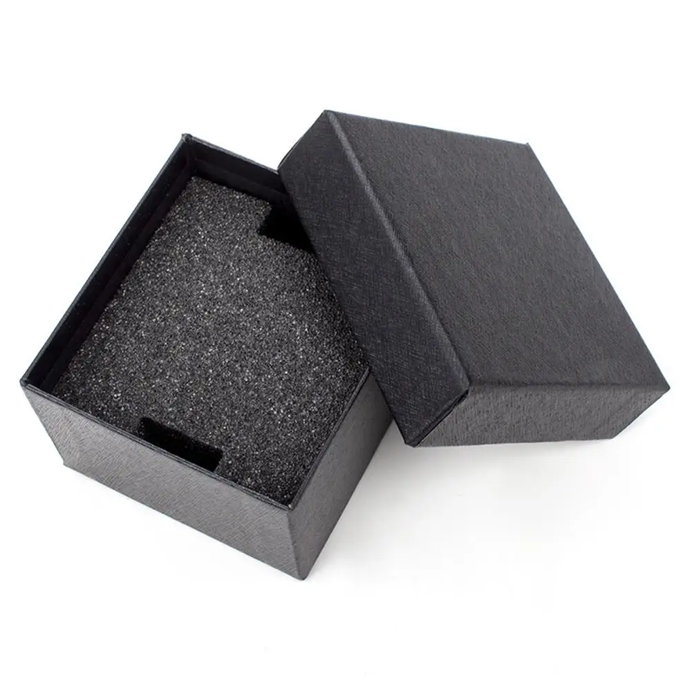 

Square Dust proof Watch Display Box Jewelry Bracelet Gift Storage Case Black Jewelry Gift Boxes Case Gifts