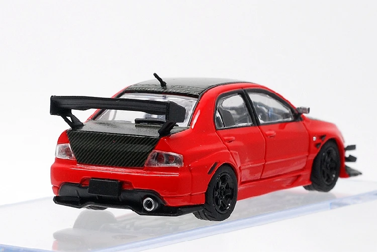 Украшение автомобиля для Mitsubishi Evo9 сплав готового продукта моделирование статического автомобиля Модель 1: 64