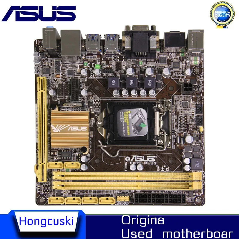 Utilizzato Per La Scheda Madre Originale Asus H87I-Plus Socket Lga 1150 Ddr3 H87 Sata3 Usb3.0 Scheda Madre Desktop