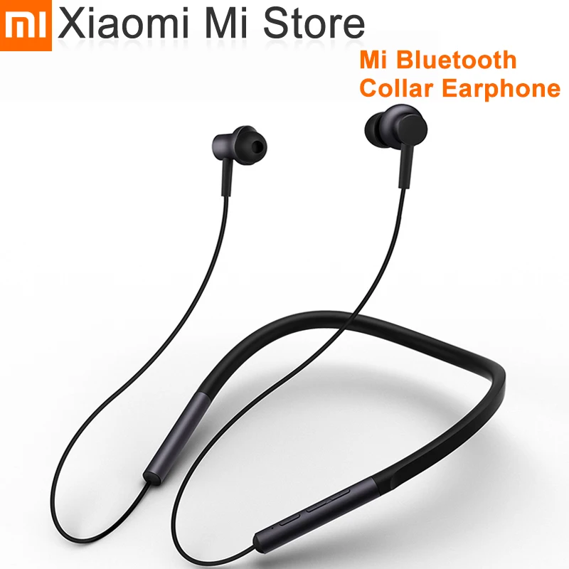 Оригинальные Bluetooth наушники Xiaomi с воротником Спортивная Беспроводная гарнитура