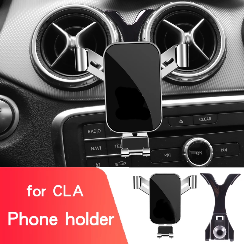 for mercedes cla w117 W118 C117 C118 Accessories cla250 Phone holder interior Air Vent Navigation bracket 2015 2019 2020 | Автомобили и