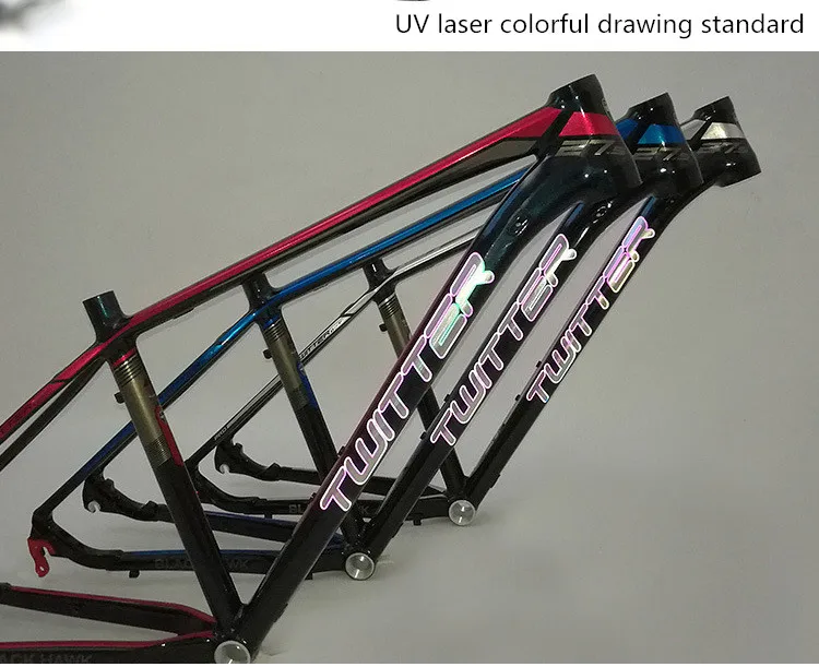 Discount MTB Mountain Bike XC Off-road Bicycle Twitter Pro Aluminum Alloy Grade Magic Color Standard Paint Frame 12