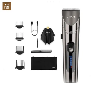 Youpin RIWA RE-6305 Washable Rechargeable Hair Clipper Professional Barber Trimmer With Carbon Steel Cutter Head 1