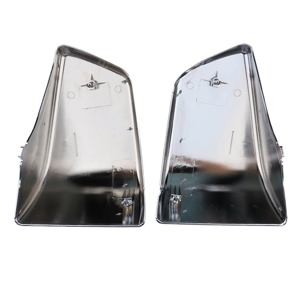 2 Pieces Left & Right Battery Side Fairing Cover For Honda Shadow ACE750 VT400 1997-03 Chrome