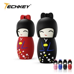 TECHKEY – clé Usb 2.0 créative, support à mémoire de 4gb 8gb 16gb 32gb, disque U, dessin animé mignon, cadeau 