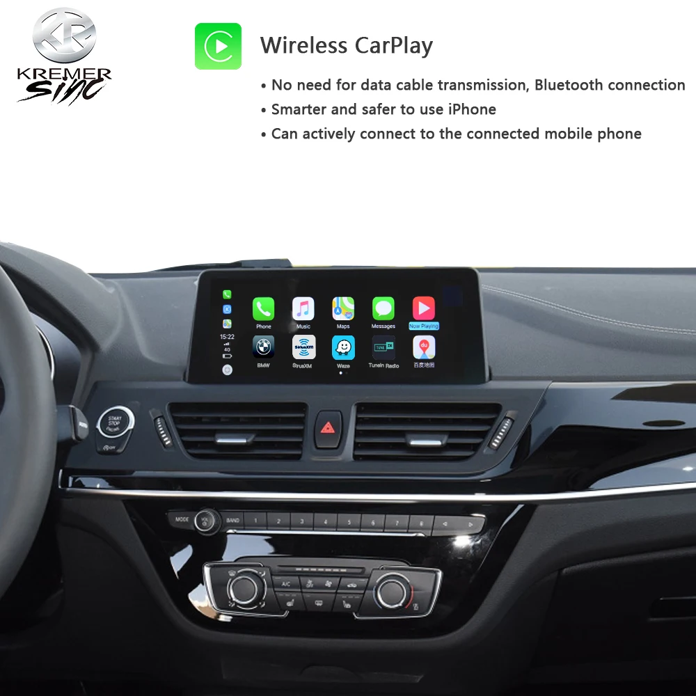 Беспроводная автомодернизация CarPlay Android для BMW 1 2 3 4 5 7 X1 X3 X4 X5 X6 Ссылка зеркального