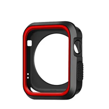

Two-Color Protective Shell Silicone for Apple watch 2/3 Protective Case Cover for Apple Watch band 42mm 38mm Color drop ship