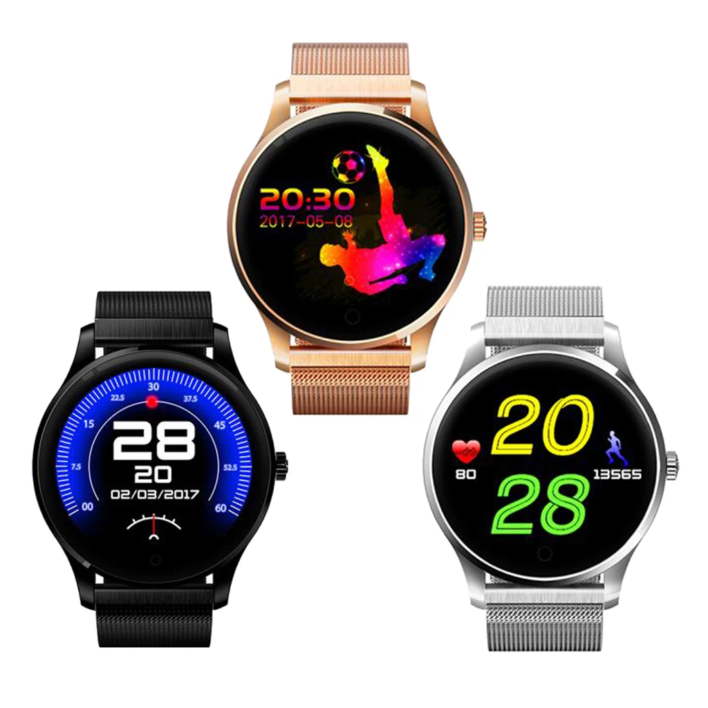 

3D Touch Screen Bluetooth Smartwatch Sleep Heart Rate Monitor Pedometer Sedentary Reminder Wrist Watch Sports Fitness Tracker