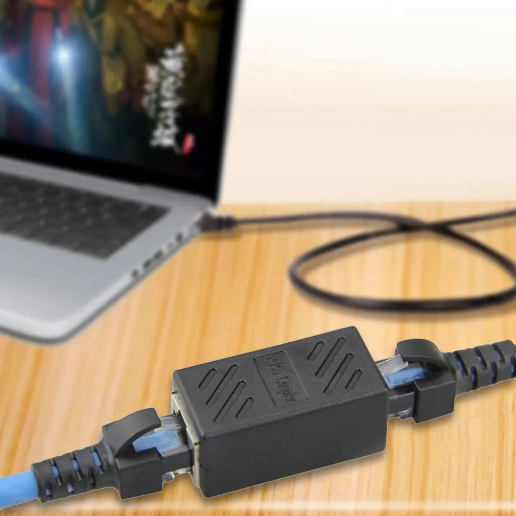 RJ45 проходной Cat7/Cat6/Cat5e Ethernet сетевой кабель Расширение адаптер|Соединители| |