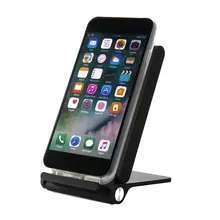 T100 Беспроводное зарядное устройство портативное зарядное устройство для Qi стандартной зарядки для мобильного телефона с Светодиодный индикатор зарядки светильник