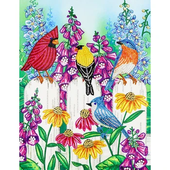 

5D DIY Special Shaped Diamond Painting Exquisite Workmanship Simple Atmosphere Bird Cross Stitch Kit Home Bedroom Decor
