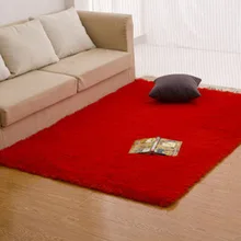 Плюшевые ворсистые мягкие ковры из искусственного меха, Нескользящие Коврики для гостиной, спальни, дома