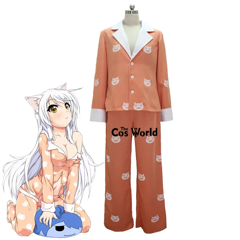 Bakemonogatari Hanekawa Tsubasa Pajamas Sleepwear Outfits Anime Cosplay Costumes - AliExpress 200000532