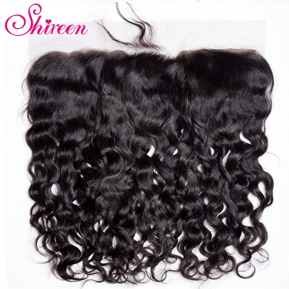 Перуанские волосы, волна воды, 3 пучка с фронтальным закрытием, человеческие волосы, плетение, кружева, лобовое Закрытие С пучки волосы Remy для наращивания