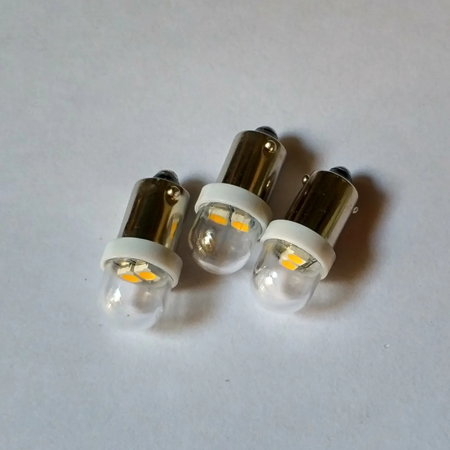 Ba9s #44 2 SMD 3528 Светодиодный Светодиодная лампа AC6.3v для светодиодного пинбола с