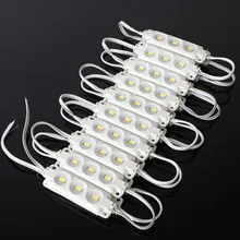 20 шт./лот светодиодный модуль 3 светодиодный 5630 SMD литье водонепроницаемый рекламный дизайн светодиодный модуль белый/теплый белый супер яркое освещение