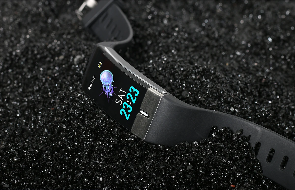 Água para Androd Ecg + Ppg Ip68 à Prova Jusutek Relógio Inteligente Super Multifunções Cardio Bluetooth Pulseira Pressão Arterial Dip68 Ios 2021new 21 bluetooth pulseira ecg + ppg, pressão arterial,