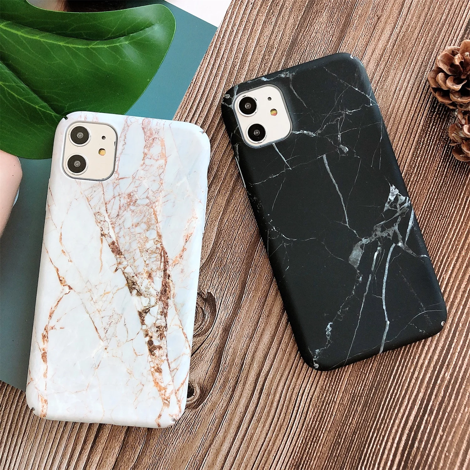 LISCN PC Marble Phone Case for iPhone XR 6 6sPlus 11 11Pro Max 7Plus
8Plus Xs Max 7 8 X Xs PC Anti-fall Protect Phone Case