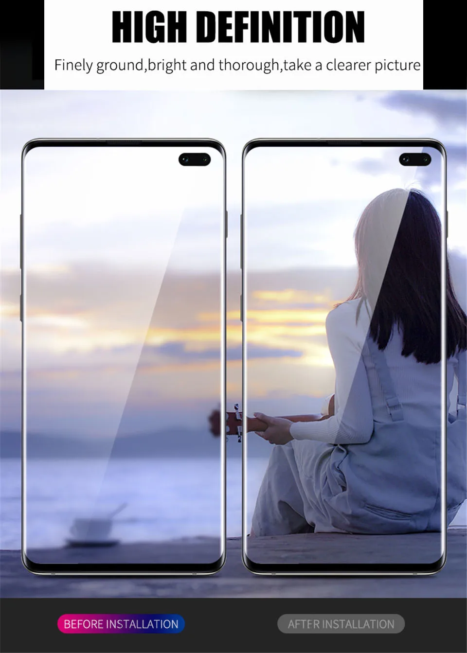 Стеклянная пленка для объектива камеры для samsung Galaxy S10 A50 A70, Защитная пленка для экрана для Galaxy A20 A10 A30 A40 A60 S8 S9 Plus
