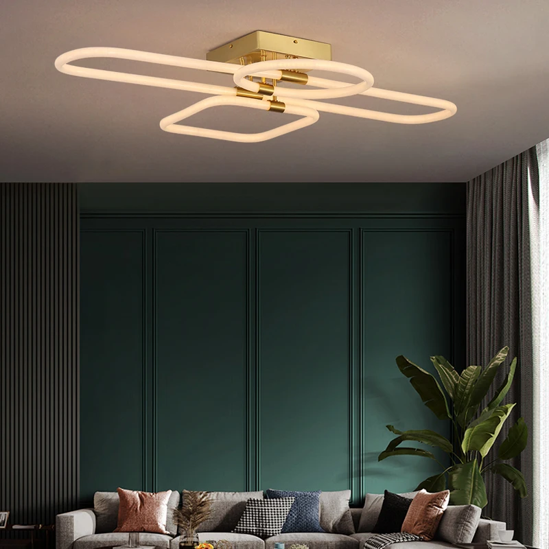 

Modern ceiling led ceiling lights for living room bedroom ceiling lamp Acrylic body 360 degree light Restaurant kitchen lamp