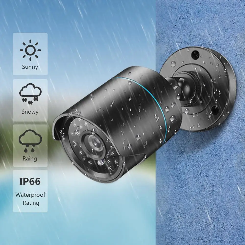

Outdoor Wired IP66 Waterproof Home Security Camera Night Vision Motion Detection Device Control Video Surveillance 1MP/2MP/5MP
