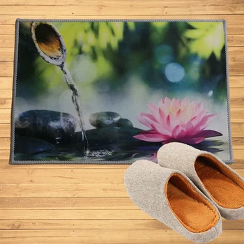 

Lotus Flower Doormat Mats Hallway Doorway Bathroom Bedroom Kitchen Rugs Floor Mats Carpet Home Decoration