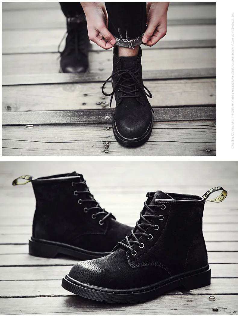 UEXIA; брендовые теплые мужские кожаные ботинки; сезон осень-зима; ботильоны; Мужская обувь; zapatillas hombre; обувь; большие размеры 46