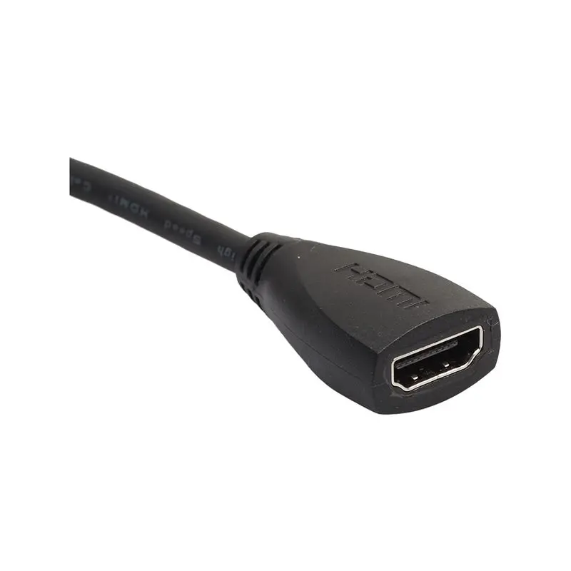 Кабель HDMI-DVI, Cable Creation 30 см HDMI Female to DVI(24+ 1) Male Кабель-адаптер, поддержка 1080 P, 3D, 0,15 M/Black