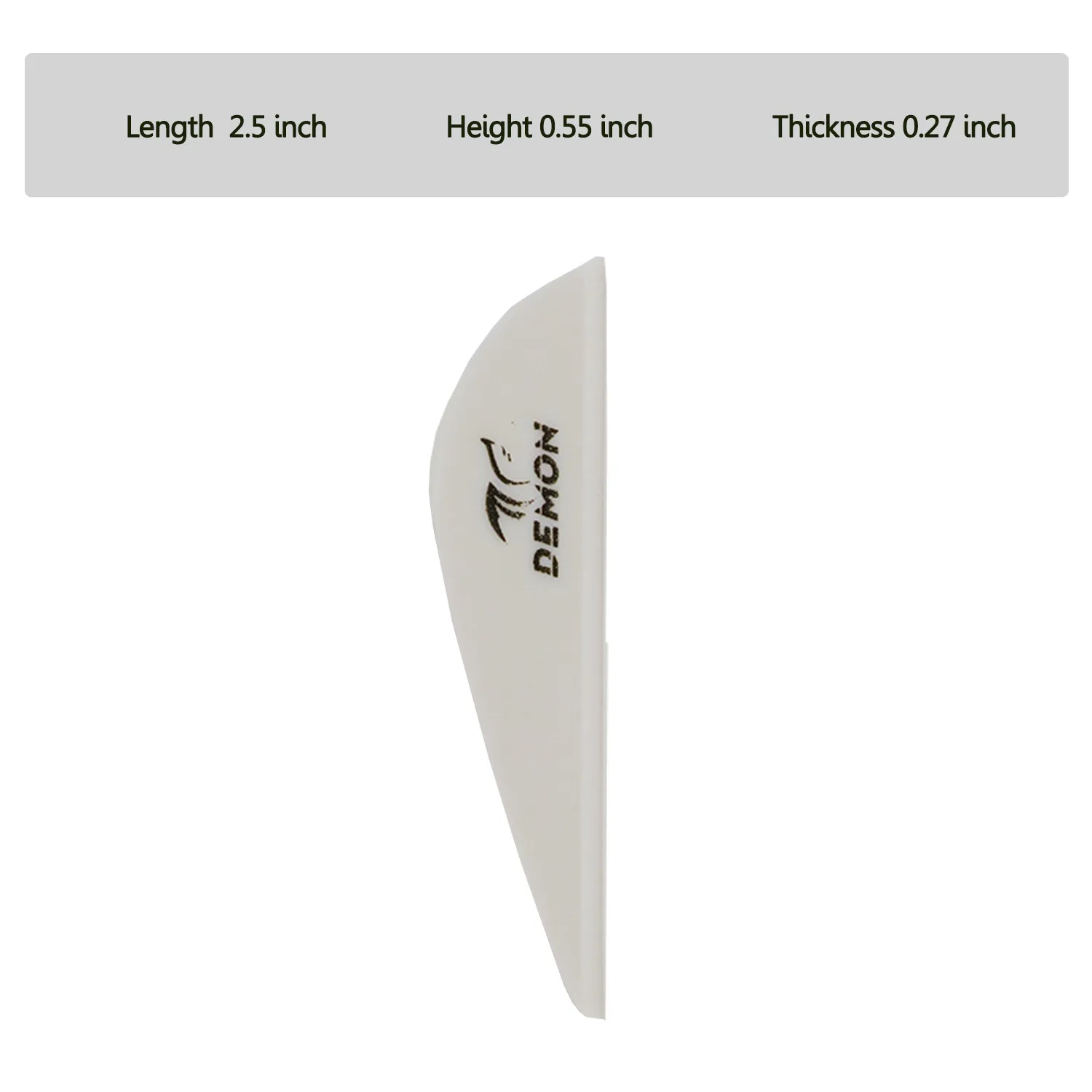 Palhetas de Plástico Tpu para Alvo Polegada Seta Flexching Direita Waterdrop Caça Setas Faça Você Mesmo 60 Peças - Lote 2.5 Asa 34 Cheap Arco e flecha