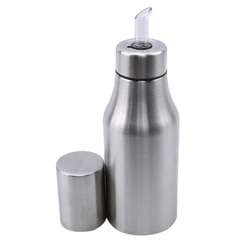 

Stainless Steel Leak-proof Oil Bottle Oiler Spice Jar Vinegar Bottle Kitchen Supplies Storage Jar Oil Bottle Kitchen Tool
