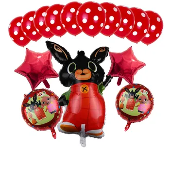 

BING Rabbit Theme Cartoon Animal Foil Balloons Birthday Party Decorations Kids Toys Balloons Globos