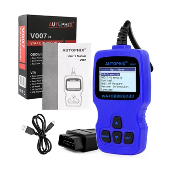 Автомобильный сканер Autophix V007 OBD2, автомобильный диагностический инструмент для Golf 4 // 5/6/7 T5 Polo Passat b5 b6 ABS EPB, инструмент для сброса масла Автомобильный сканер Autophix V007 OBD2, автомобильный диагностический инструмент для Golf 4 // 5/6/7 T5 Polo Passat b5 b6 ABS EPB, инструмент для сброса масла
