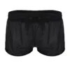 Mens Casual Swimming Wear Shorts Soft See Through Swimsuit Fabric Drawstring Lightweight Boxer Shorts Panties for Pool Party 3