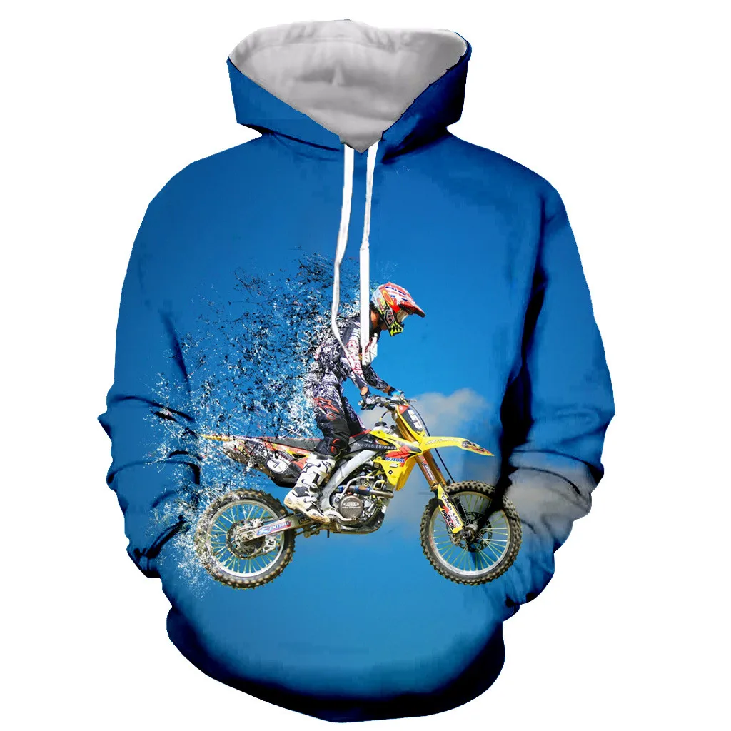 Motorcycle Motocross Funny New Fashion Long Sleeves 3D Print  Zipper/Hoodies/Sweatshirts/Jacket/Men/women Dropshipping mens jackets sale Jackets
