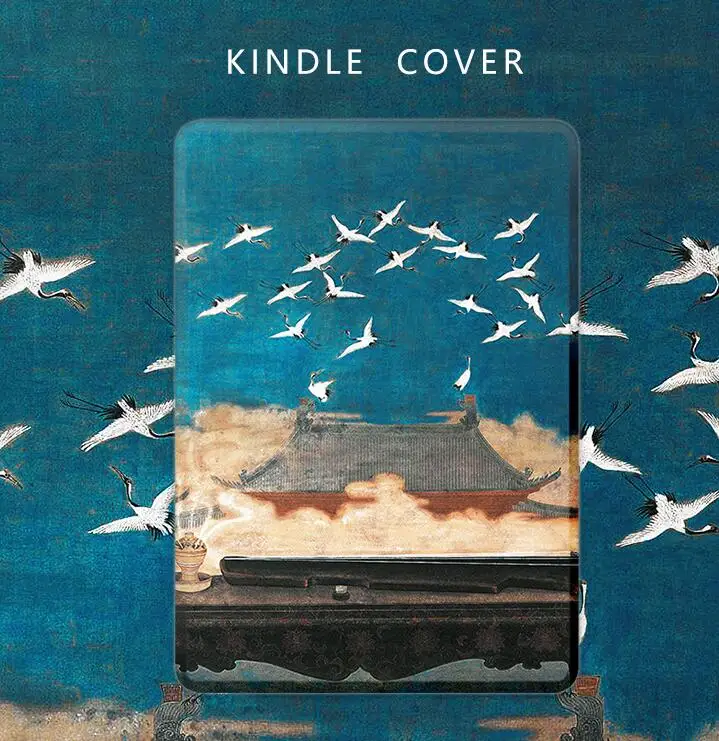 

BOHYLOY PU Leather Painted Case for Amazon Kindle KPW 1 2 34 E-reader case